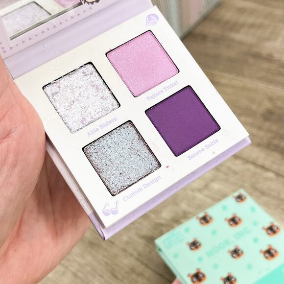 Animal Crossing Colourpop Eyeshadow Pallets 4 NWOB New Without Box Labelle Nook - Picture 2 of 8